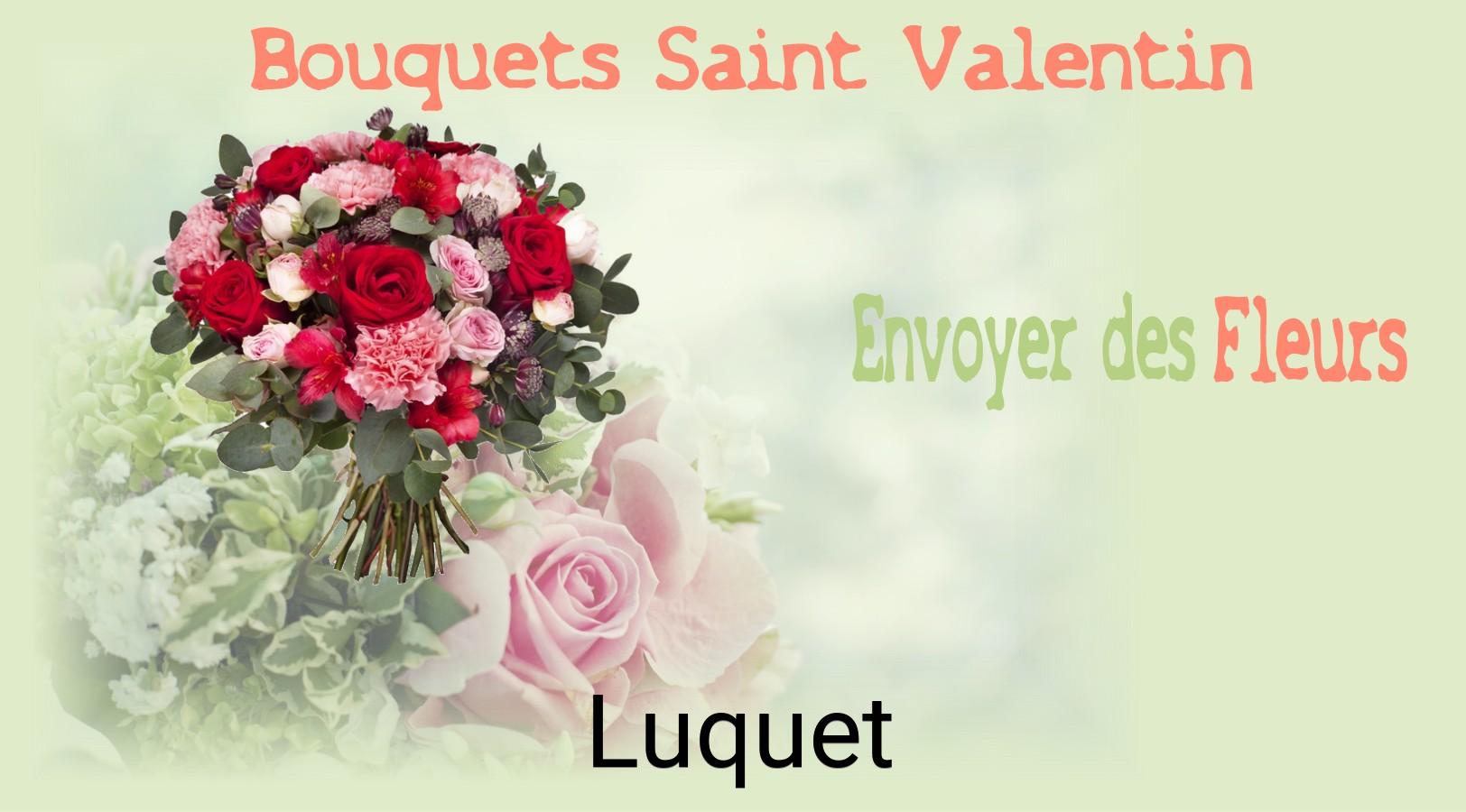 Roses de Saint-Valentin livrées à Luquet